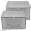 Moisture-Proof Underbed Wardrobe Clothes Storage Bags Pack of 2 Grey